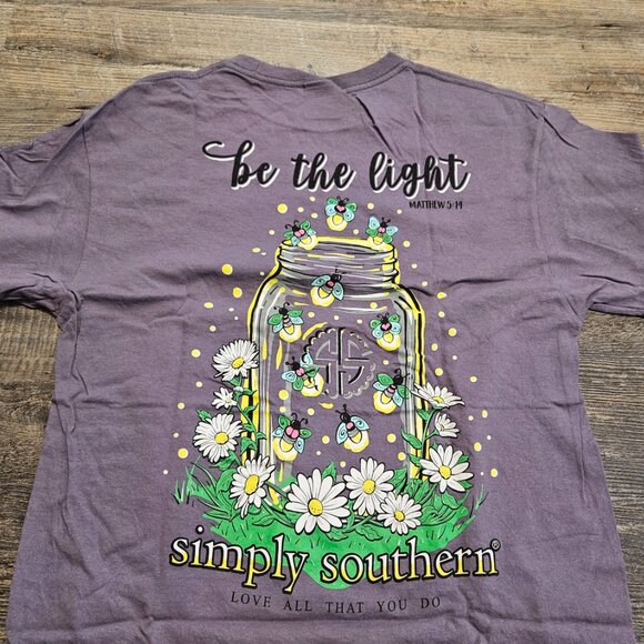 Simply Southern Be the Light T-shirt - Picture 1 of 3